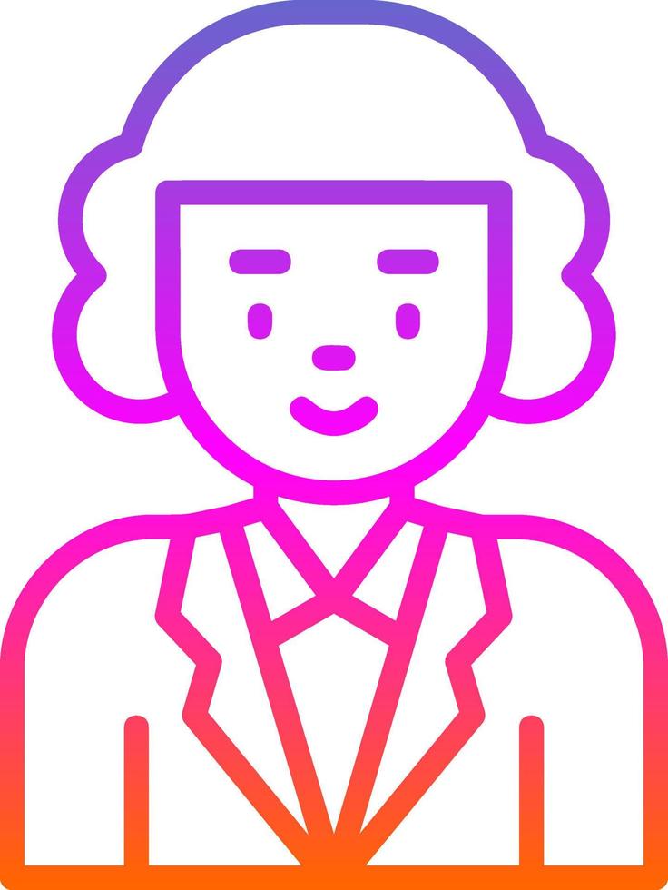 Judge Vector Icon Design