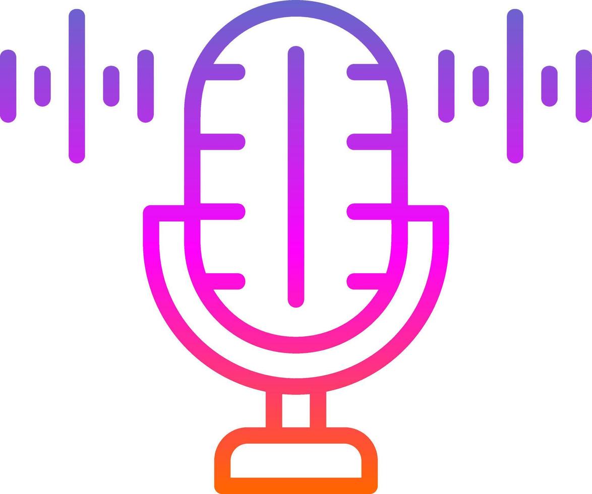 Voice Recorder Vector Icon Design