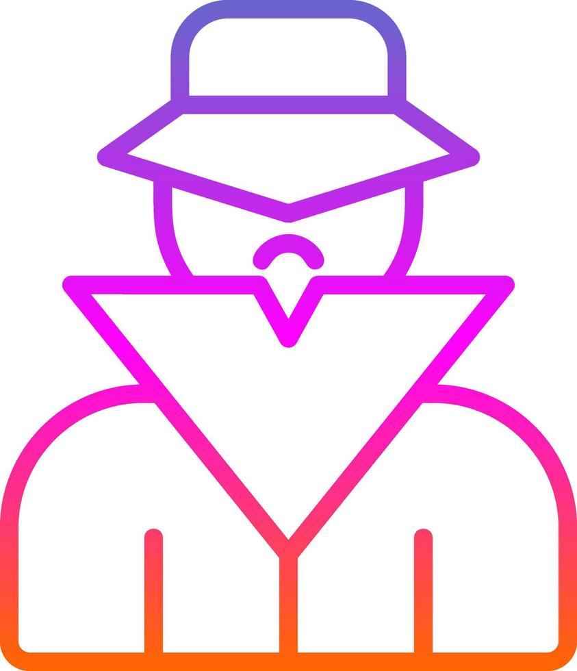 diseño de icono de vector de detective