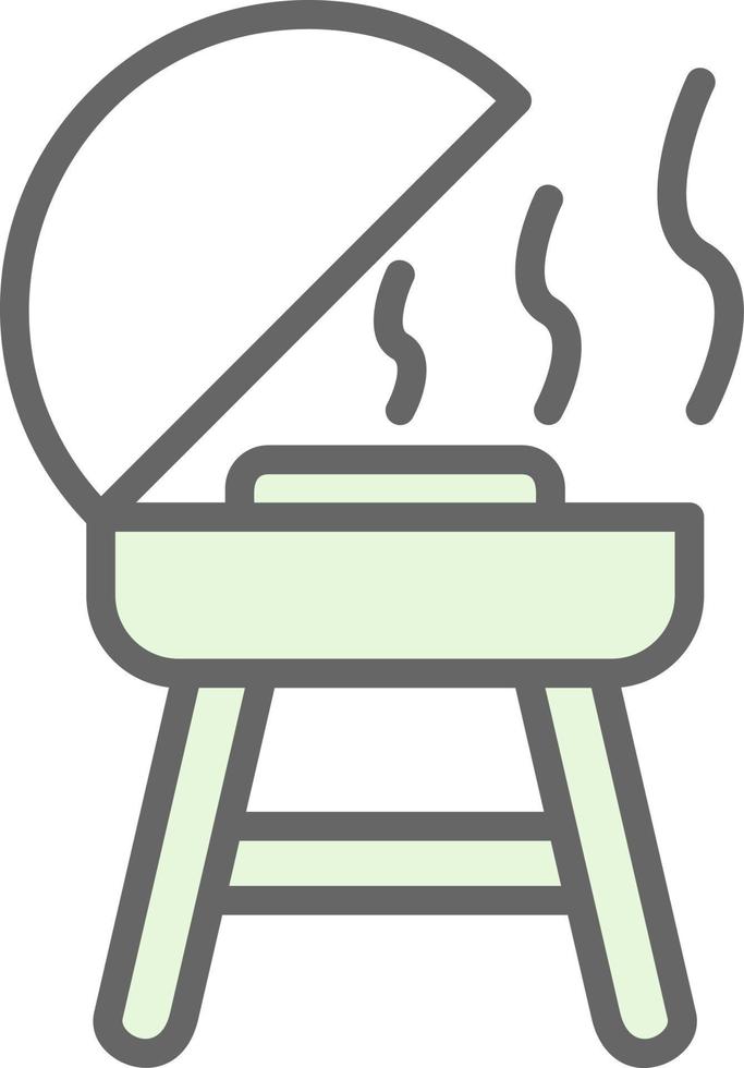 diseño de icono de vector de parrilla