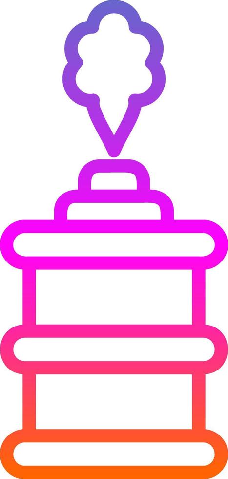 Tear Gas Vector Icon Design