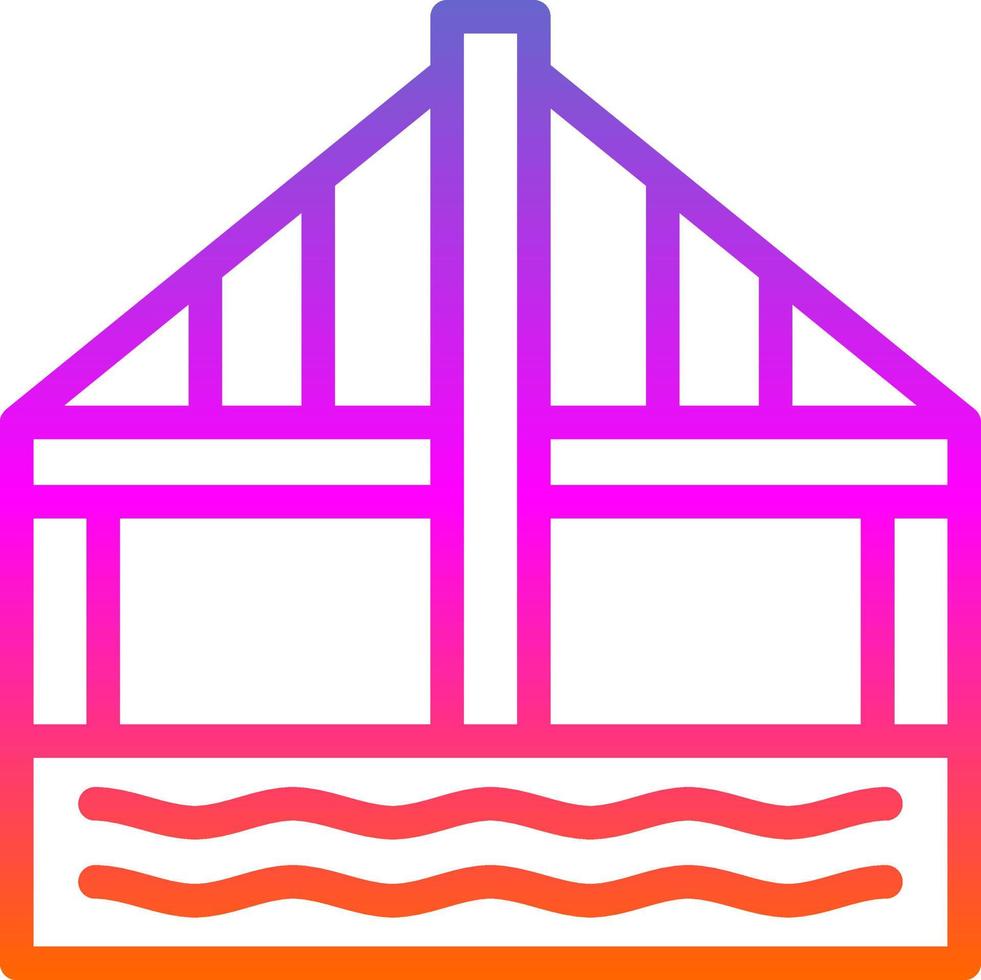 Bridge Vector Icon Design