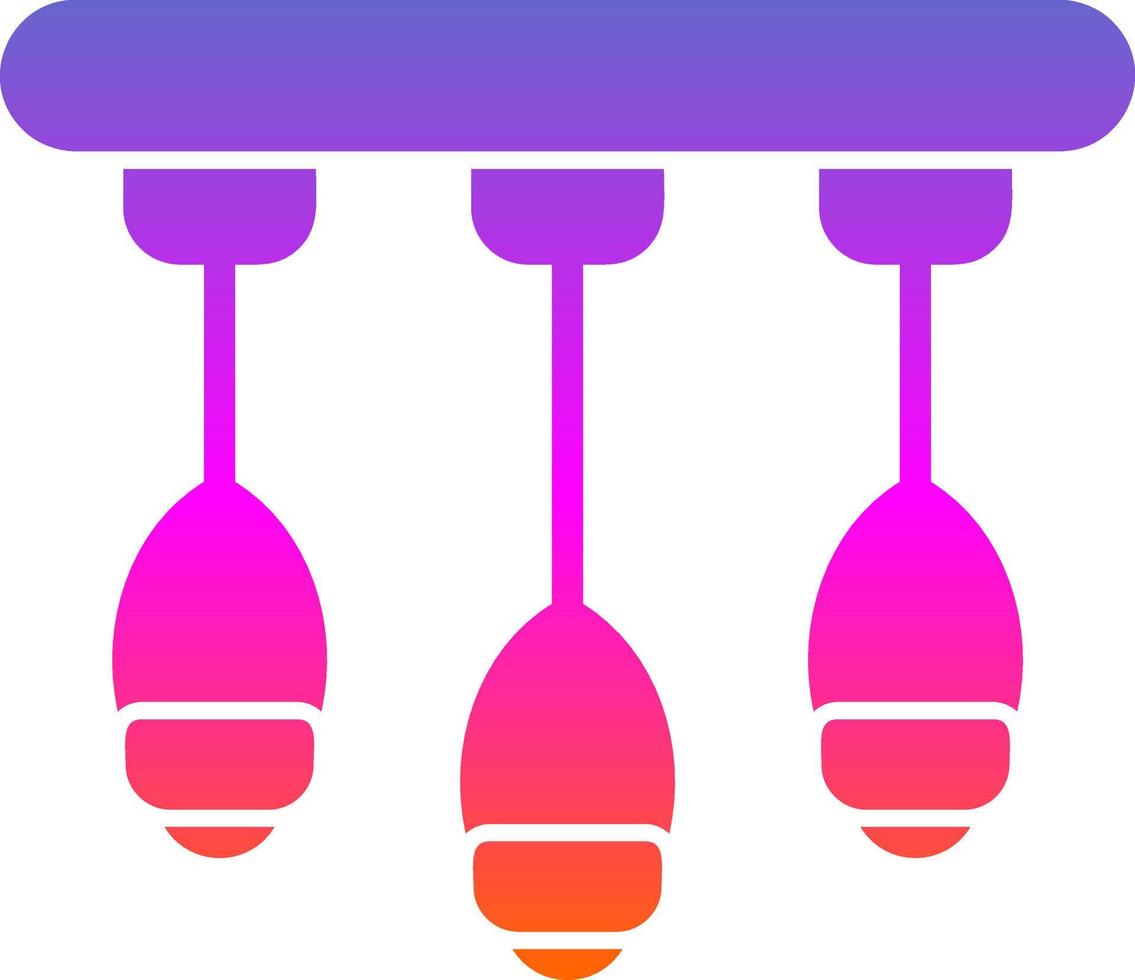 Chandelier Vector Icon Design