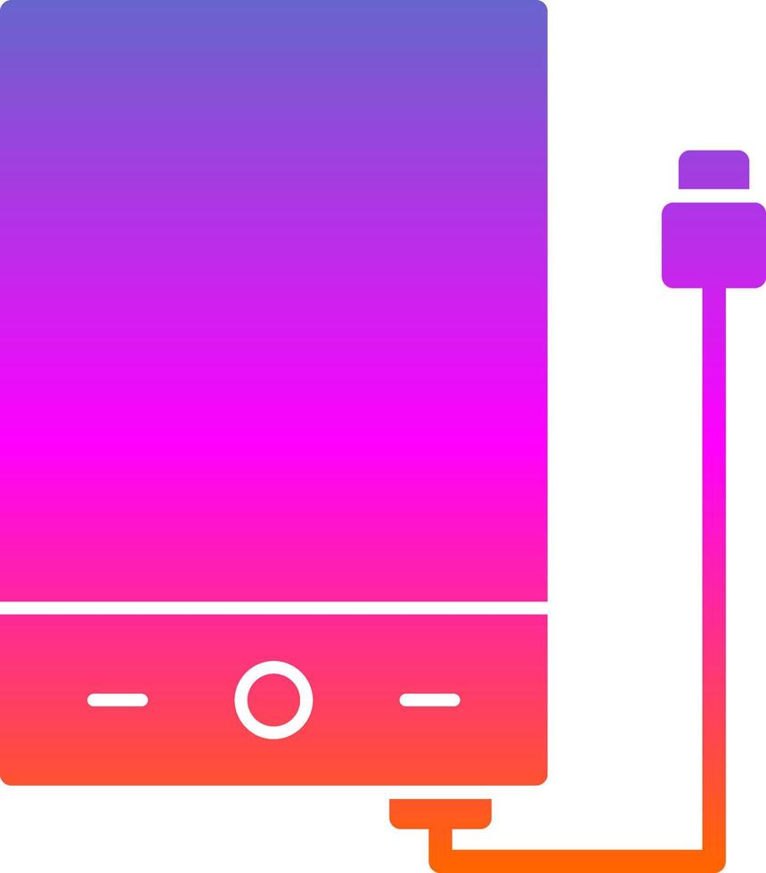 Power Bank Vector Icon Design