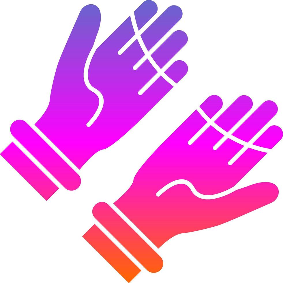 Gloves Vector Icon Design