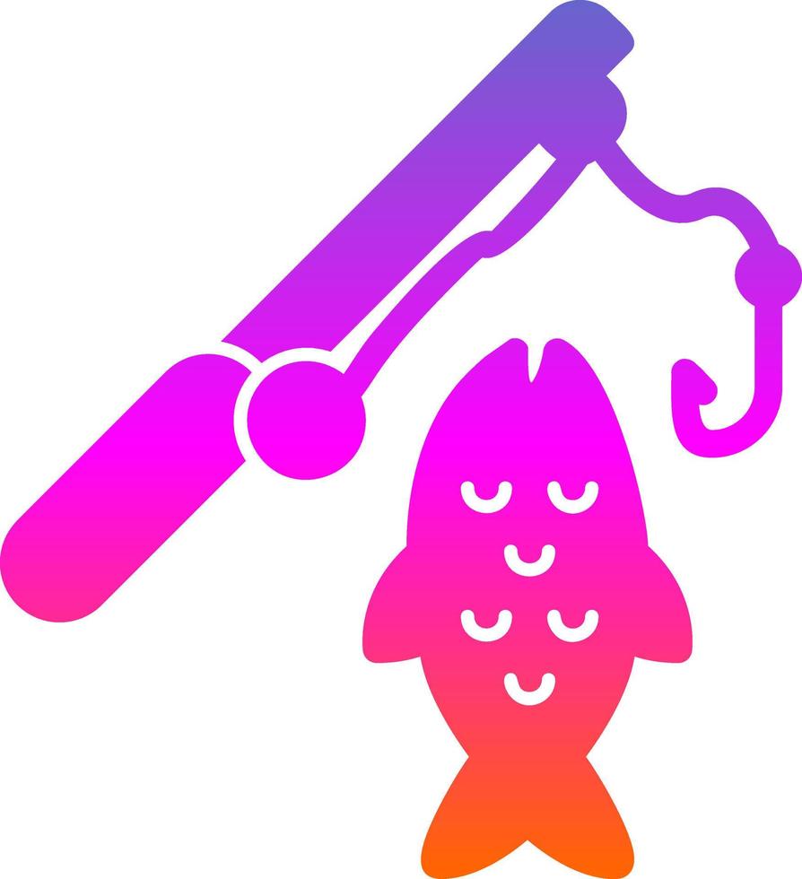 Fishing Vector Icon Design
