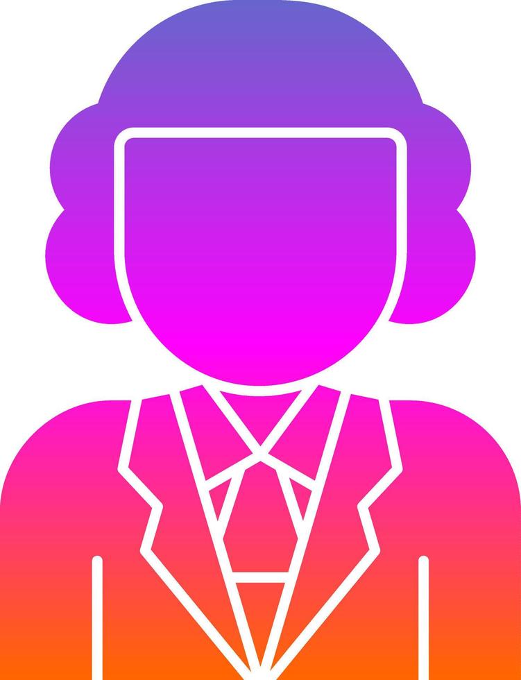 Judge Vector Icon Design