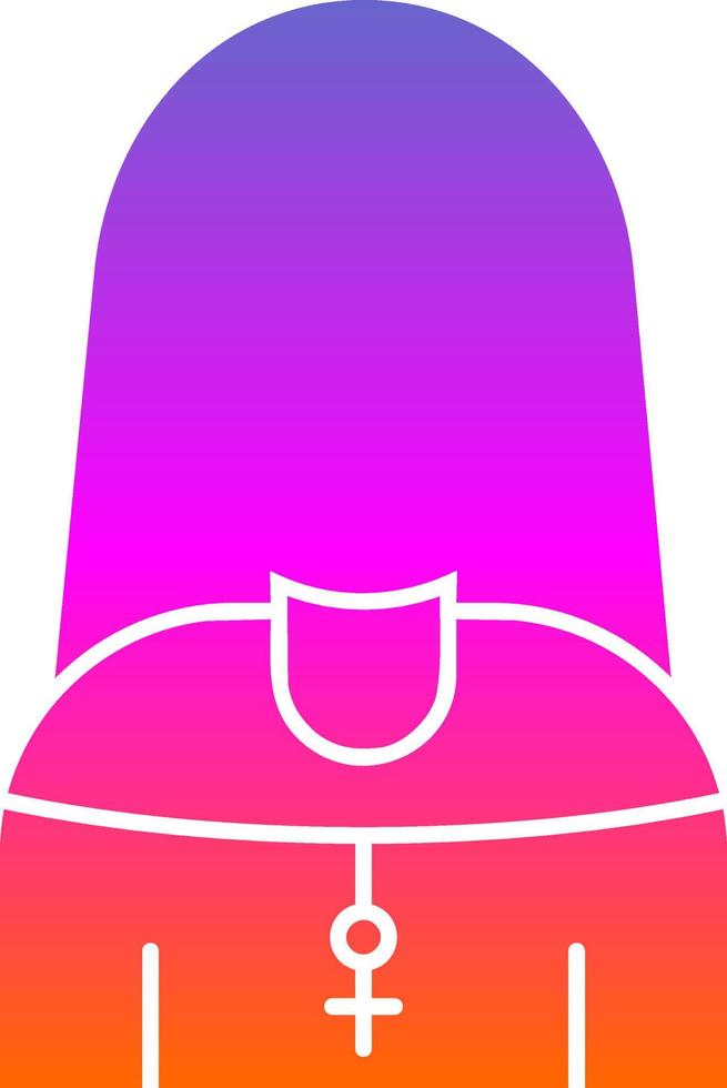 Nun Vector Icon Design