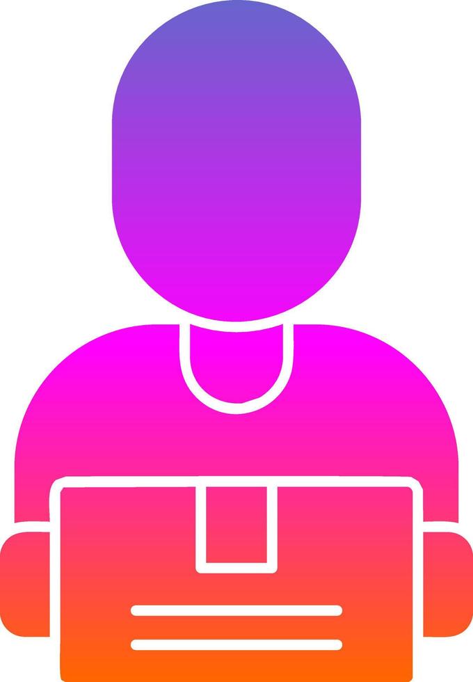 Deliveryman Vector Icon Design