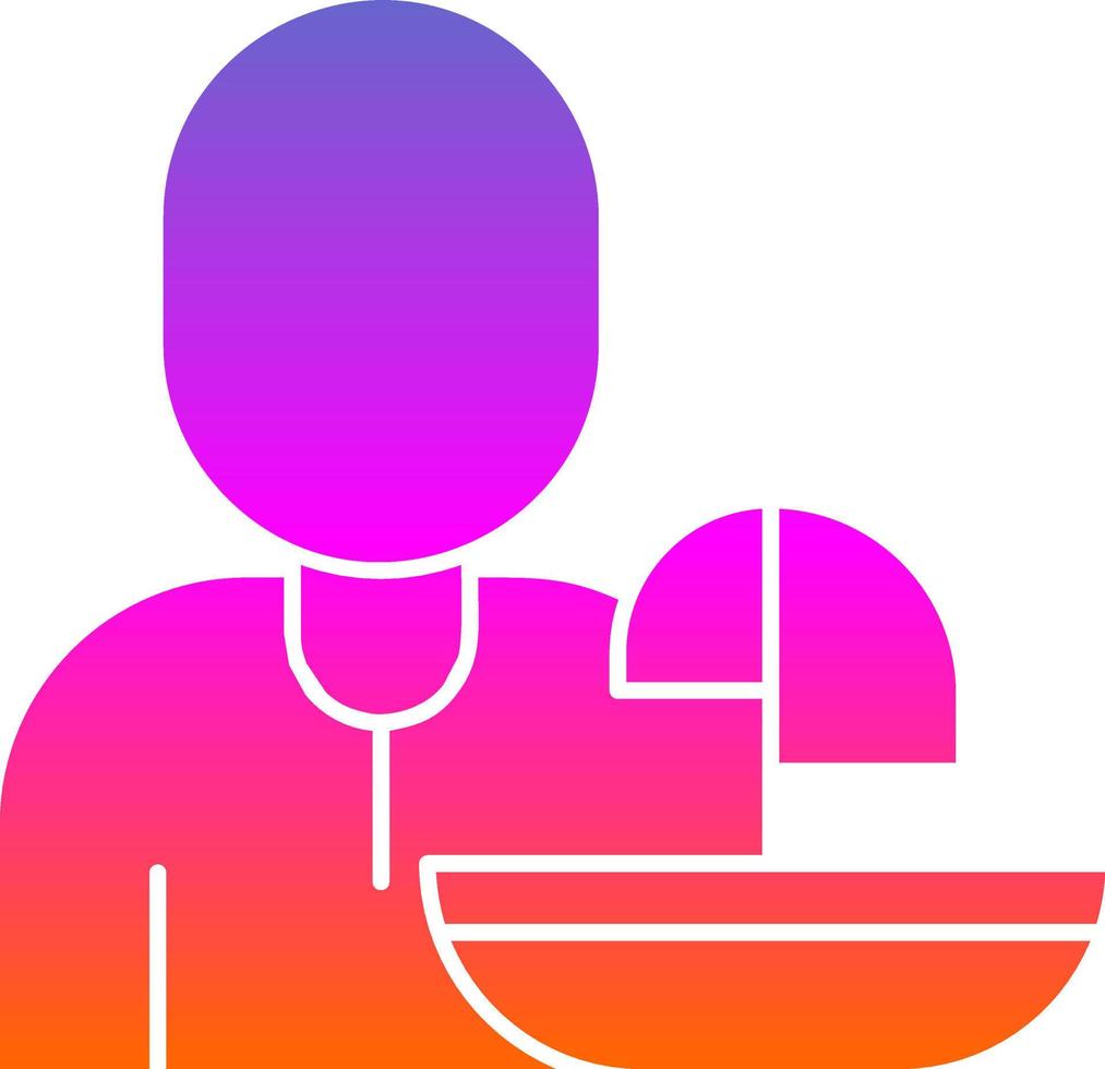 Windsurfer Vector Icon Design