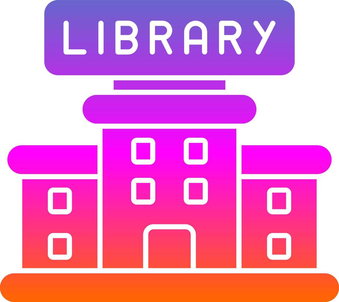 Library Vector Icon Design