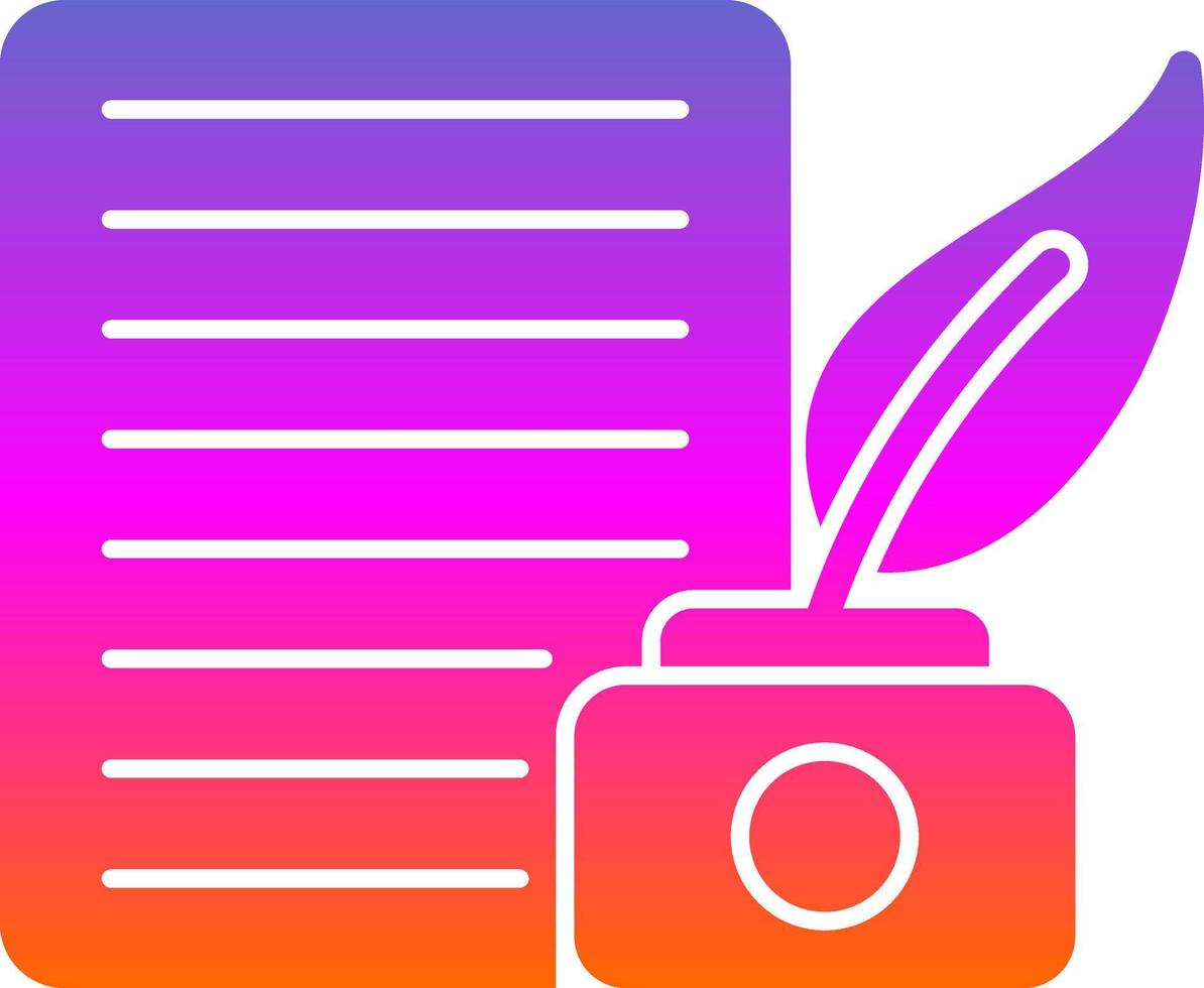 Manuscript Vector Icon Design