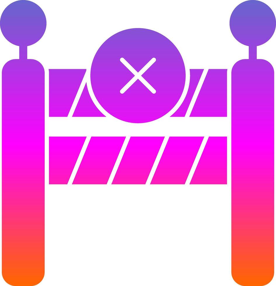 Barrier Vector Icon Design