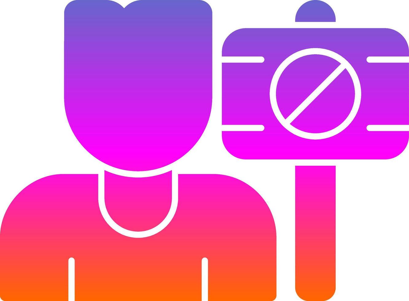Protester Vector Icon Design