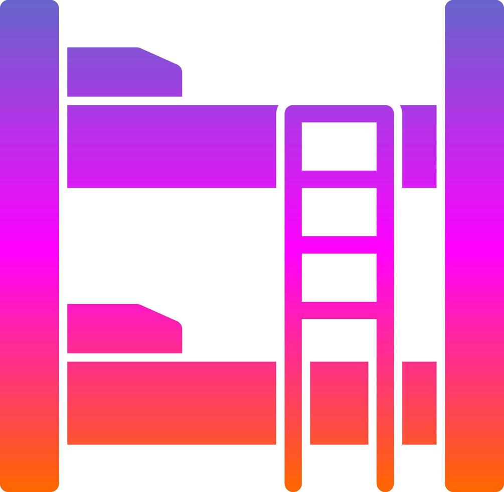 Bunk Vector Icon Design