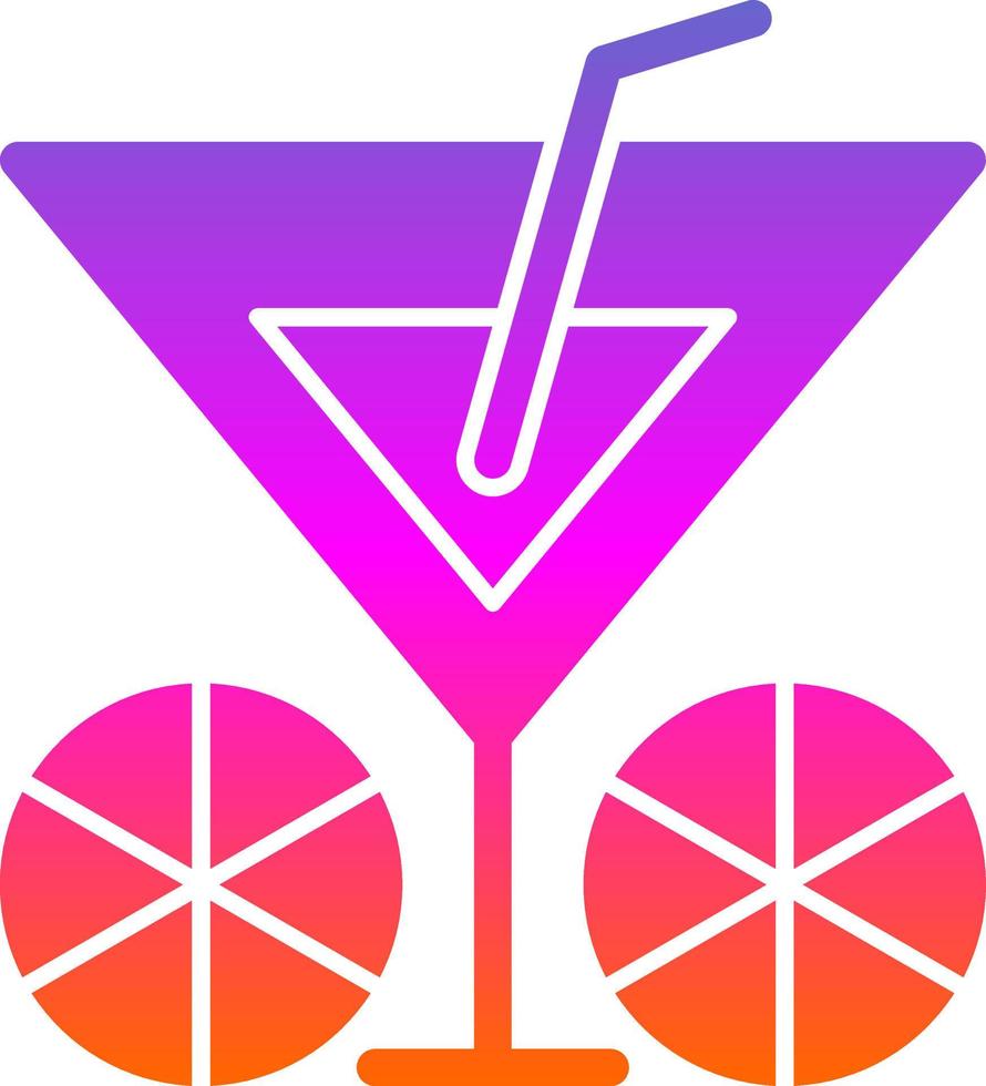 Cocktail Vector Icon Design