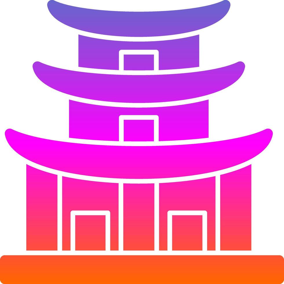 Temple Vector Icon Design