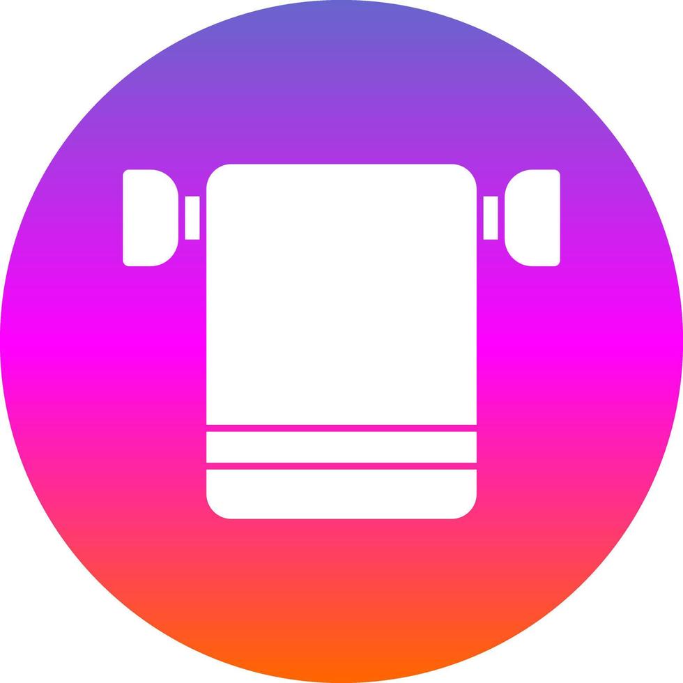 Towel Rack Vector Icon Design