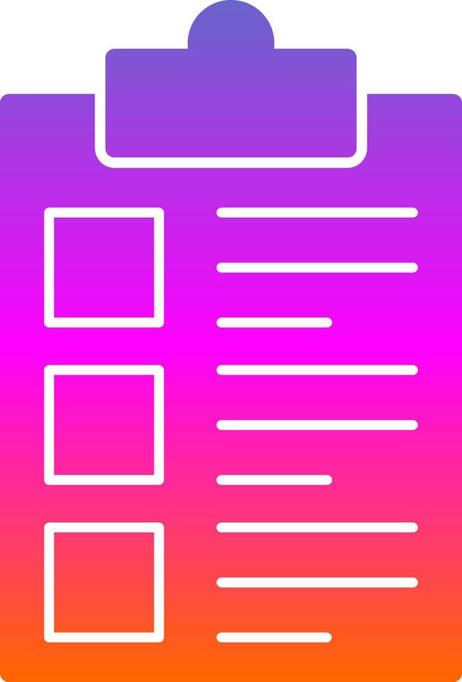 Clipboard Vector Icon Design