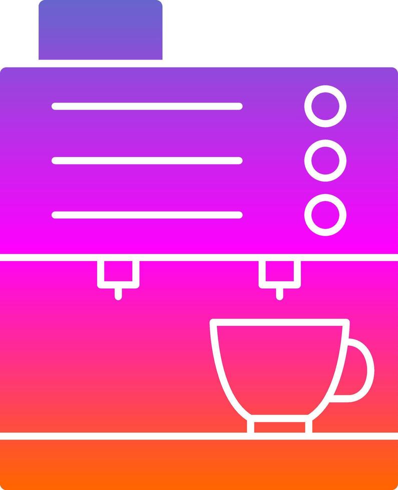 Coffee Machine Vector Icon Design
