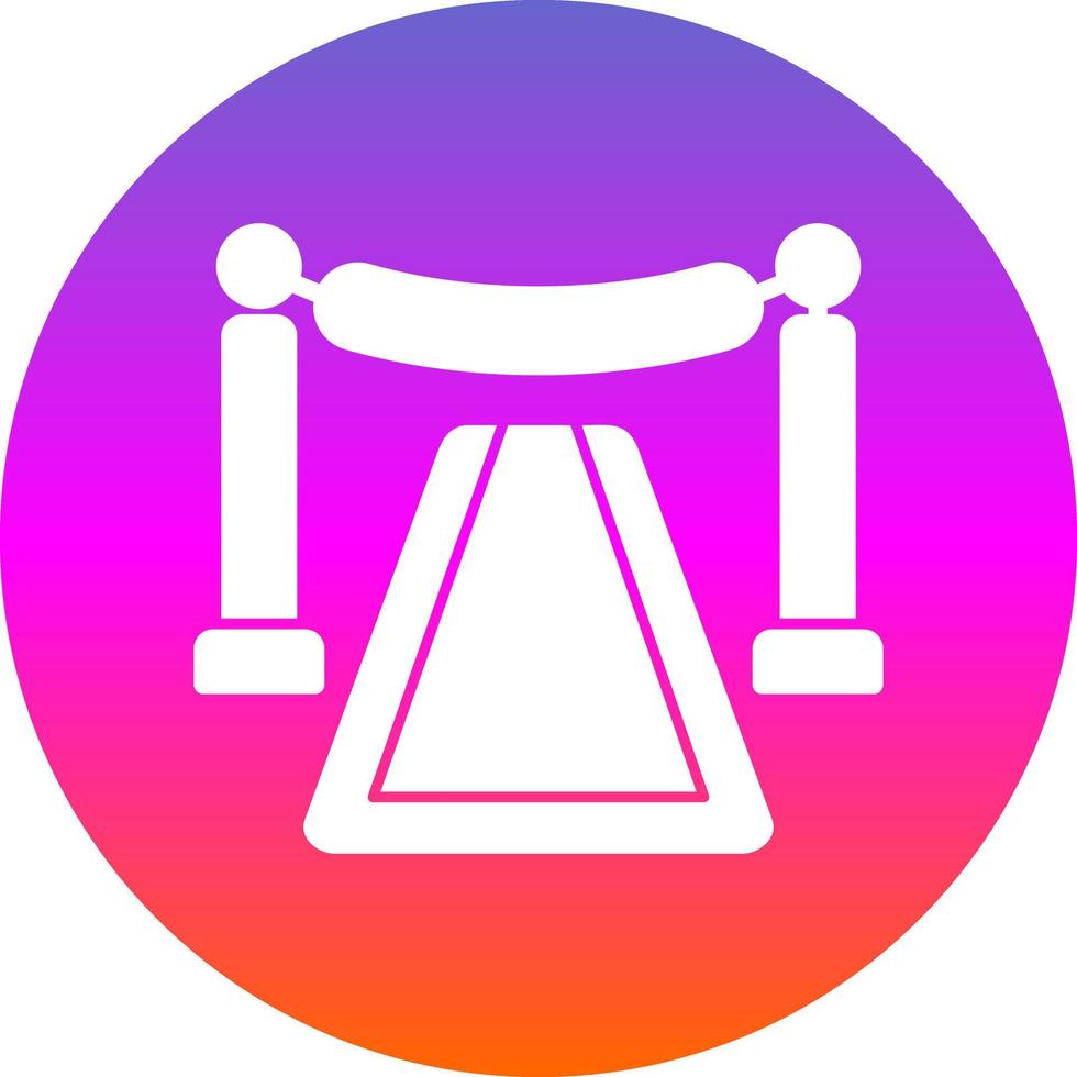 Red Carpet Vector Icon Design