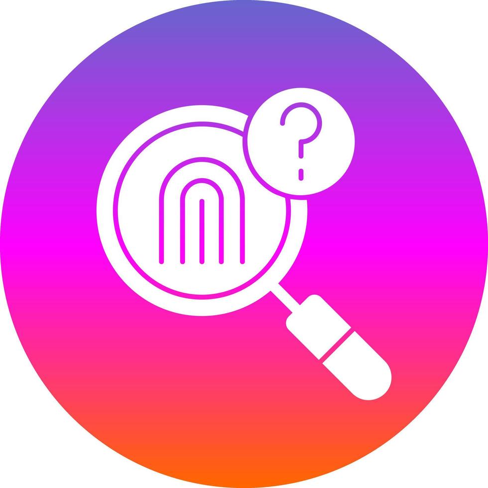 Evidence Vector Icon Design