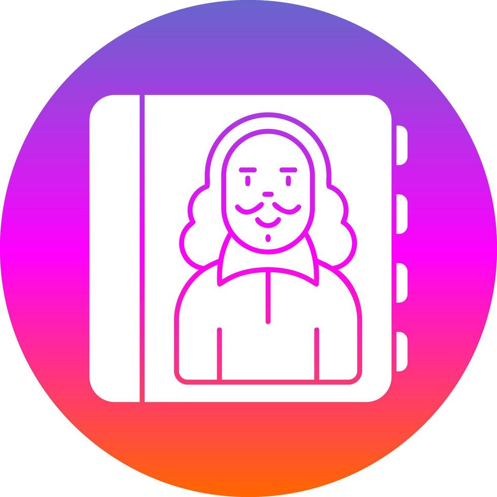 Biography Vector Icon Design