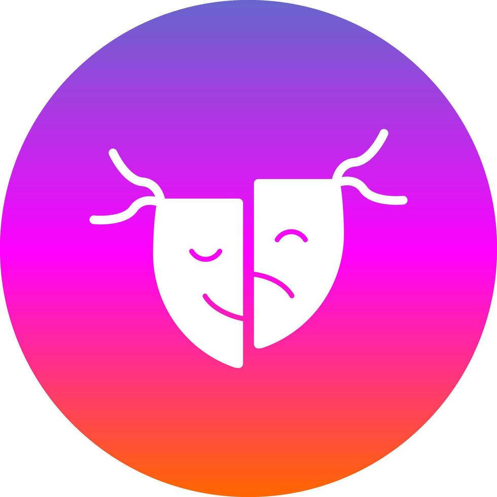Tragedy Vector Icon Design