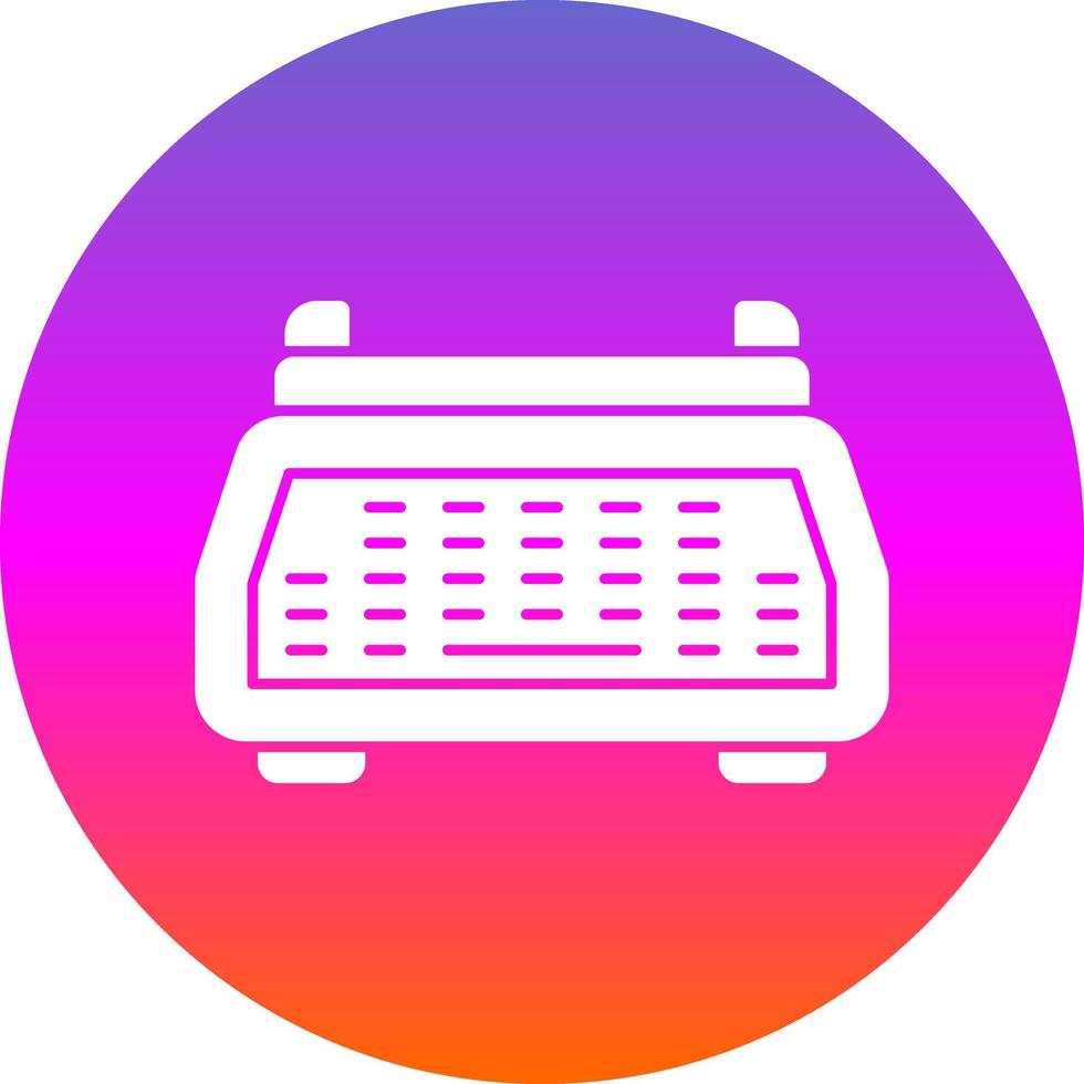 Typewriter Vector Icon Design