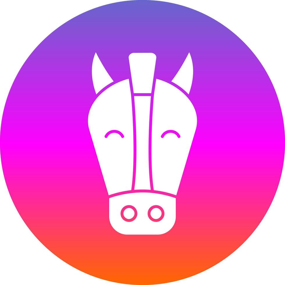 diseño de icono de vector de caballo