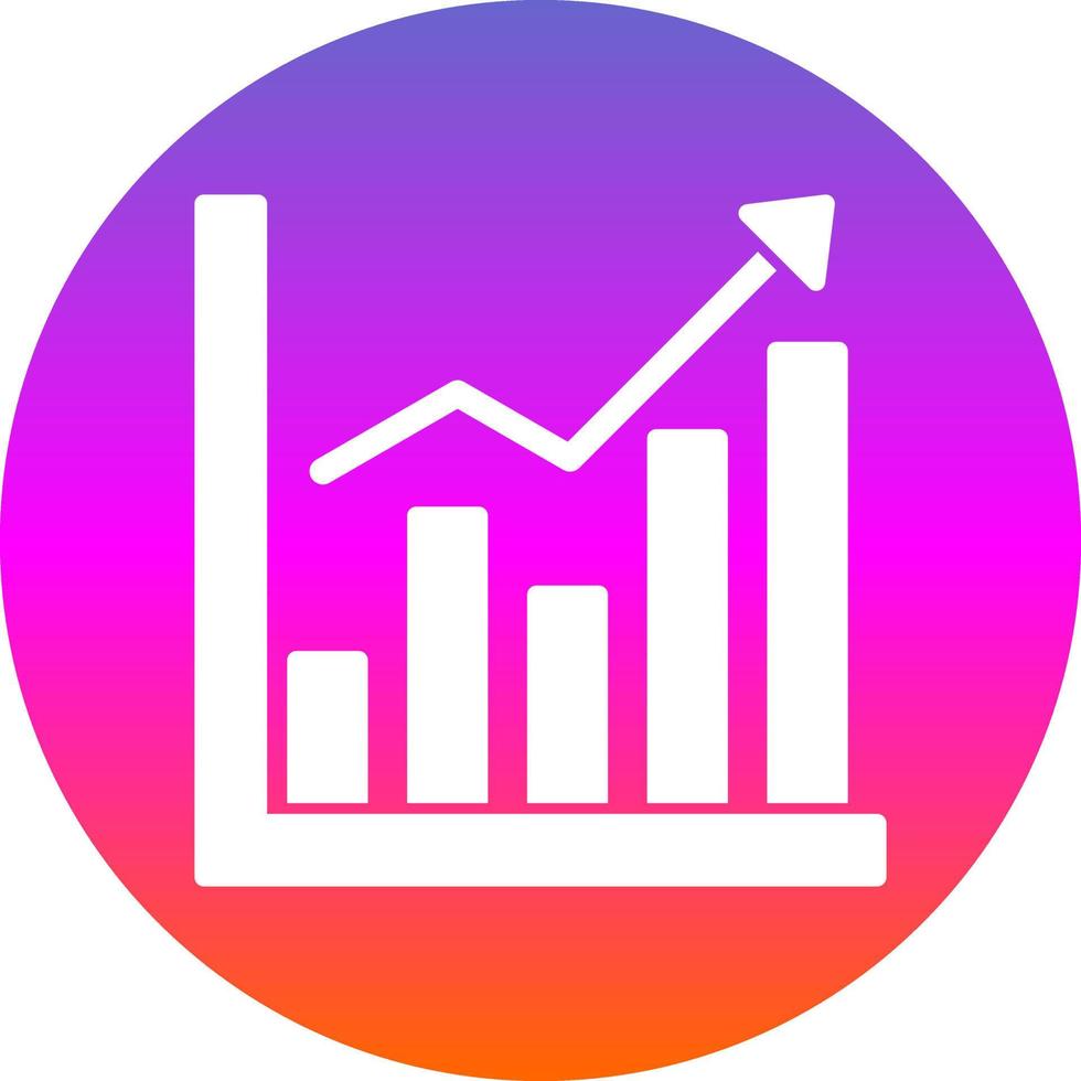 Bar CHart Vector Icon Design