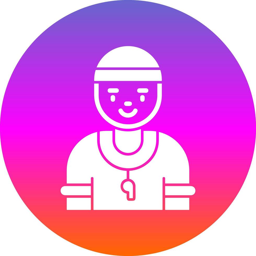 Trainer Vector Icon Design