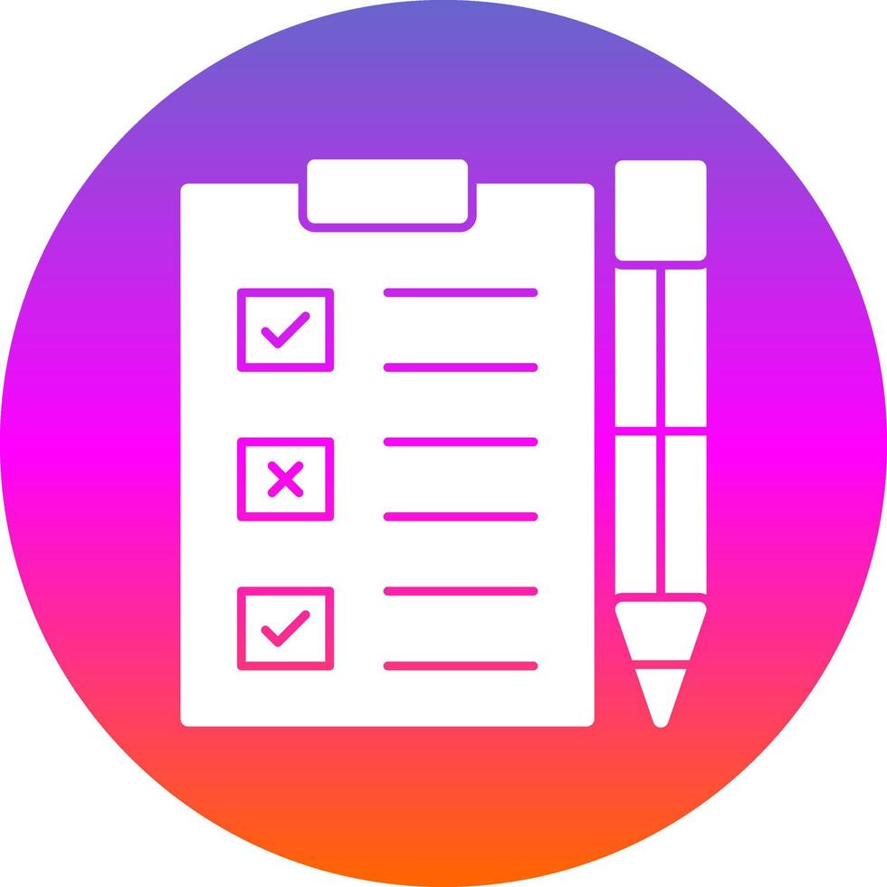 Assessment Vector Icon Design