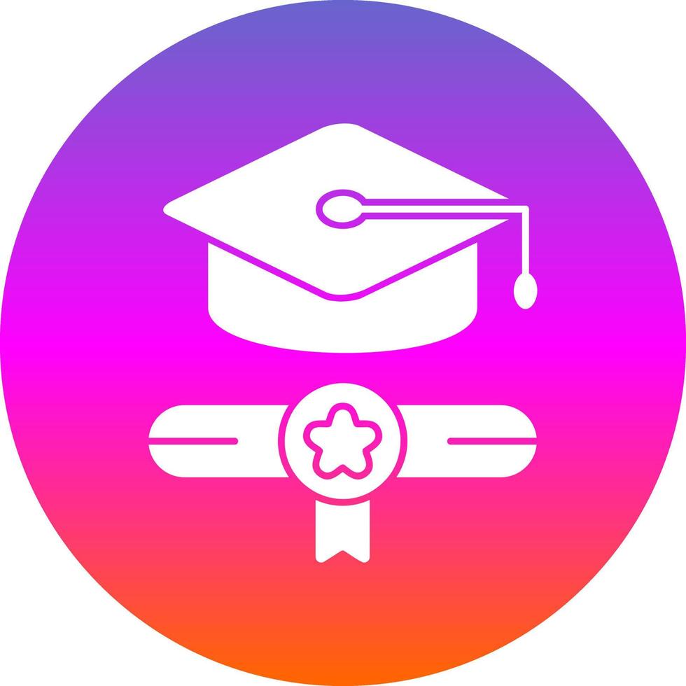 Graduation Vector Icon Design