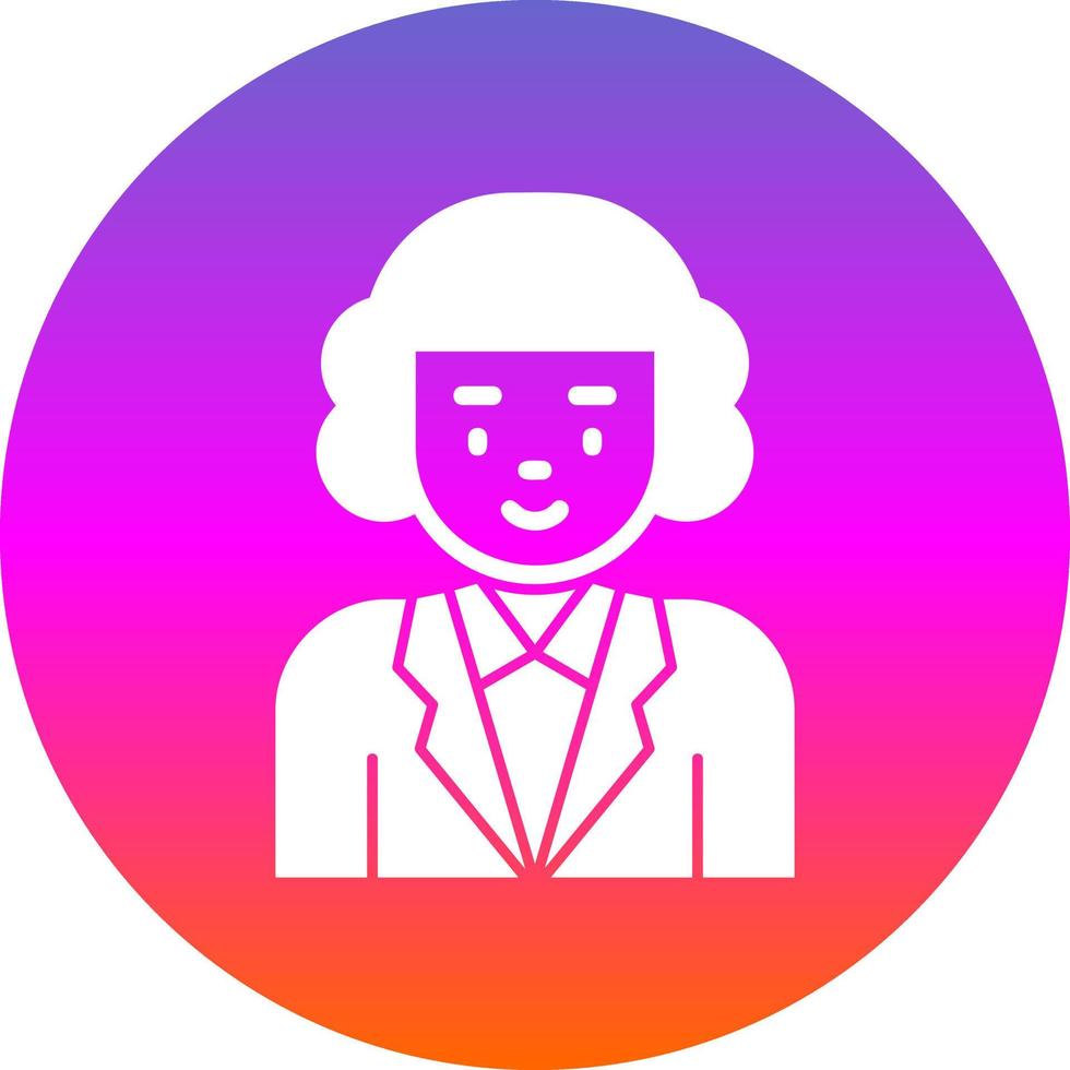 Judge Vector Icon Design