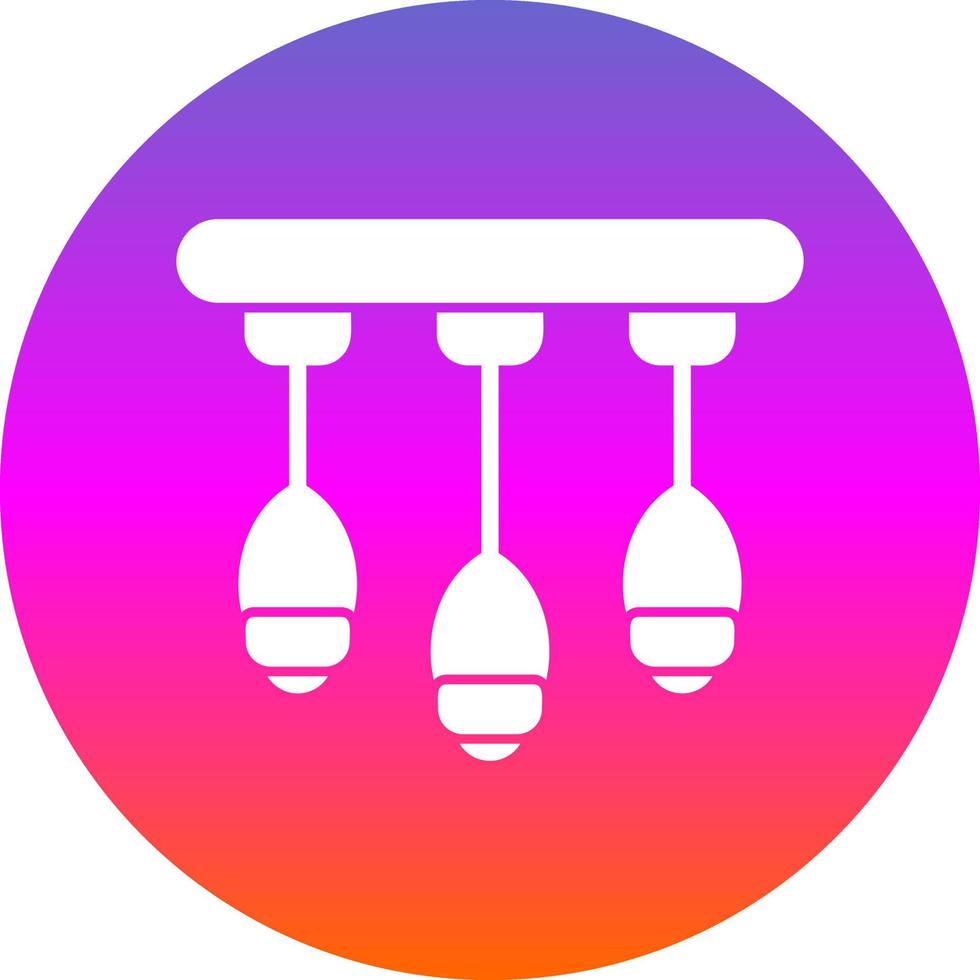 Chandelier Vector Icon Design