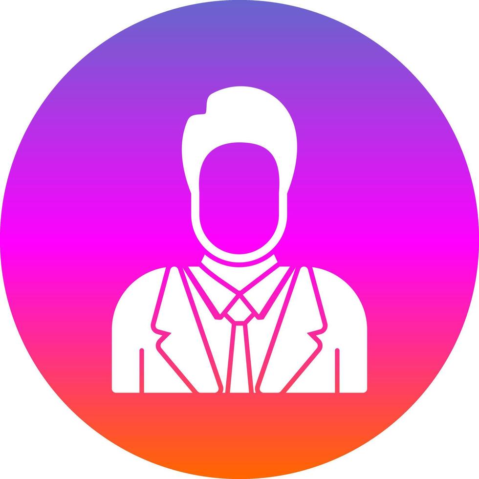 diseño de icono de vector de hombre de negocios