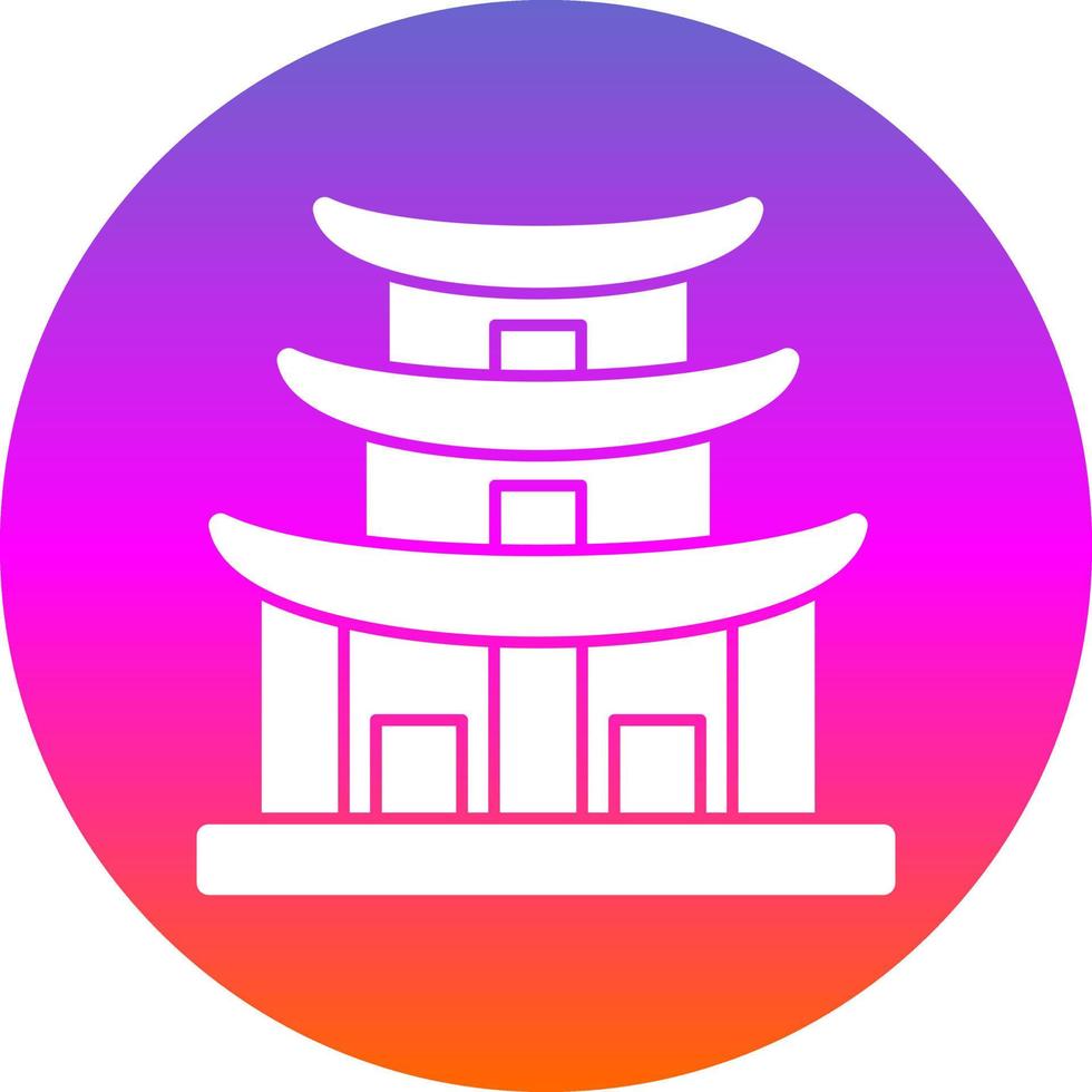 Temple Vector Icon Design