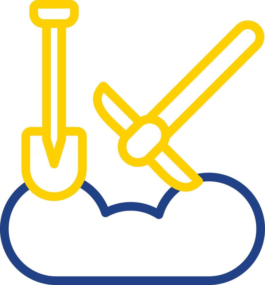 Digging Vector Icon Design