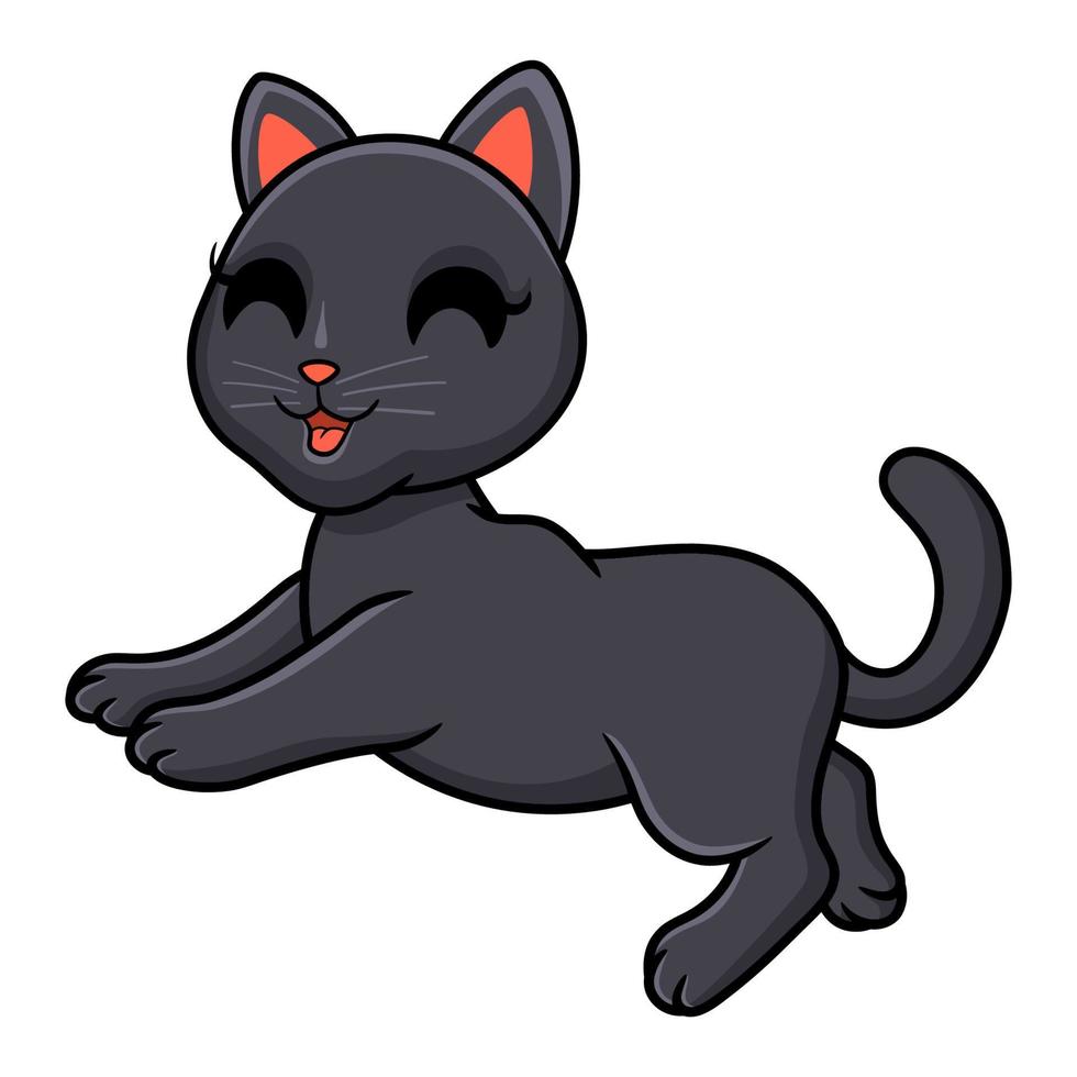 Cute bombay cat cartoon posing vector