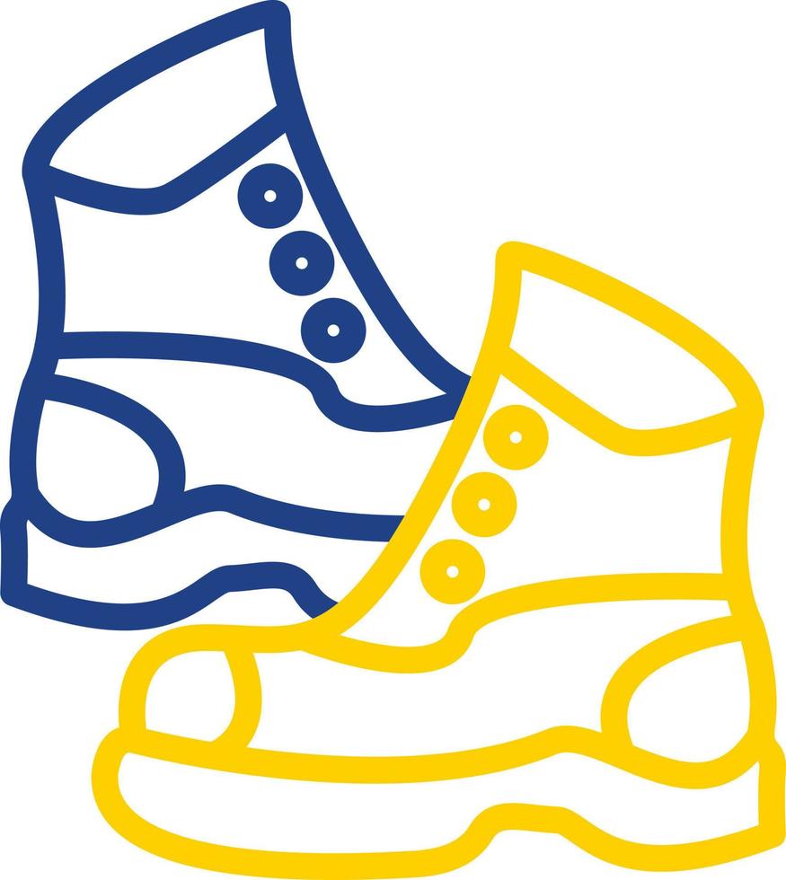 diseño de icono de vector de botas