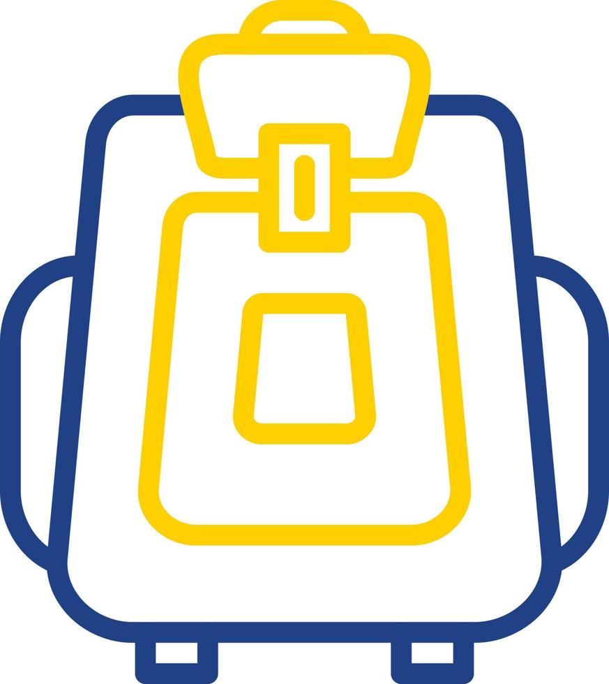 Backpack Vector Icon Design