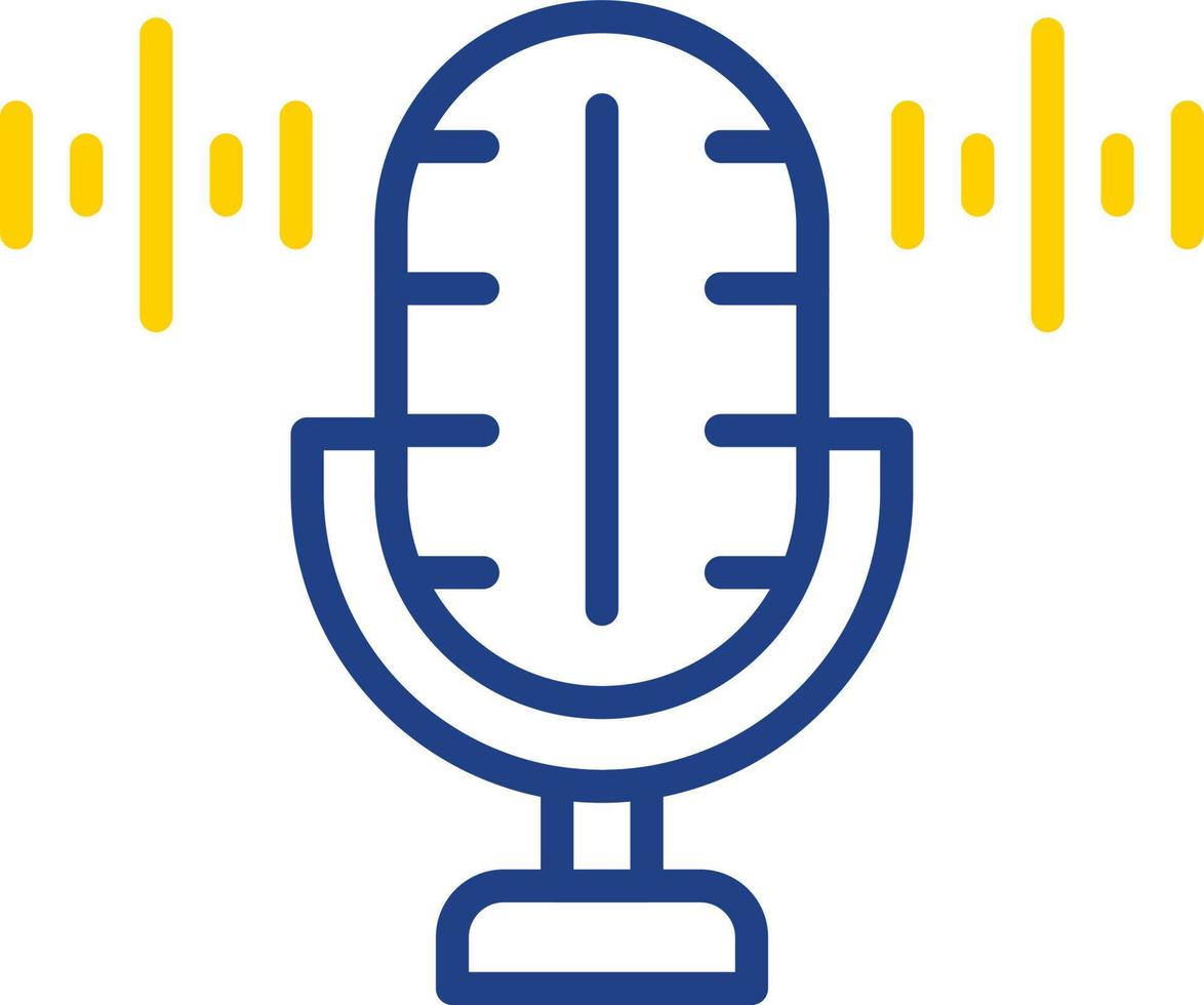 Voice Recorder Vector Icon Design