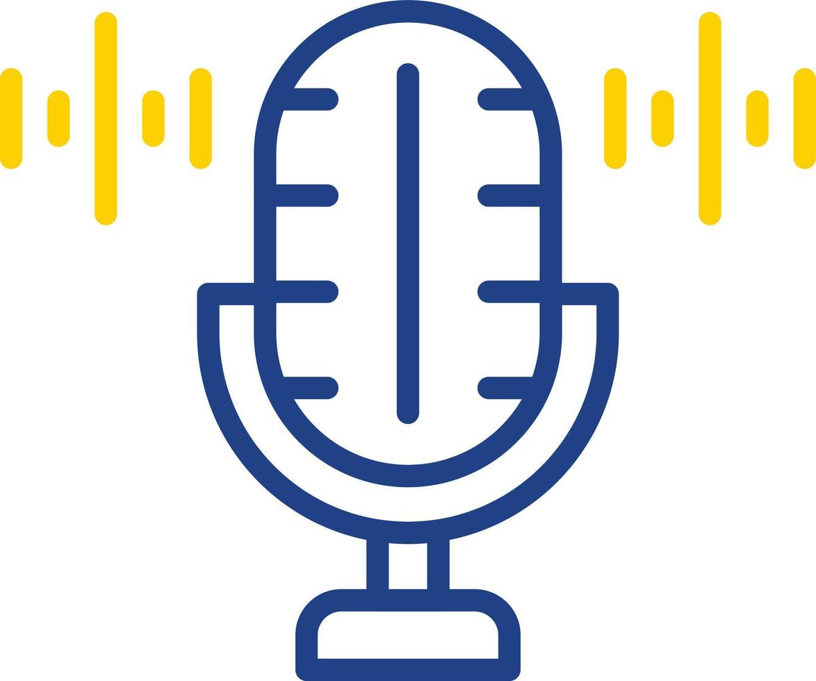 Voice Recorder Vector Icon Design