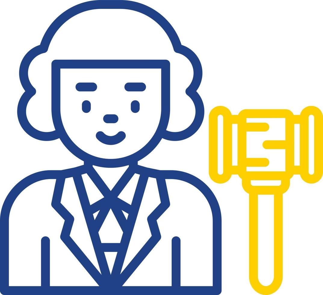 Judge Vector Icon Design