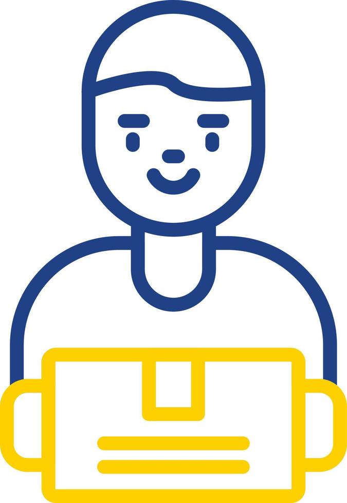 Deliveryman Vector Icon Design