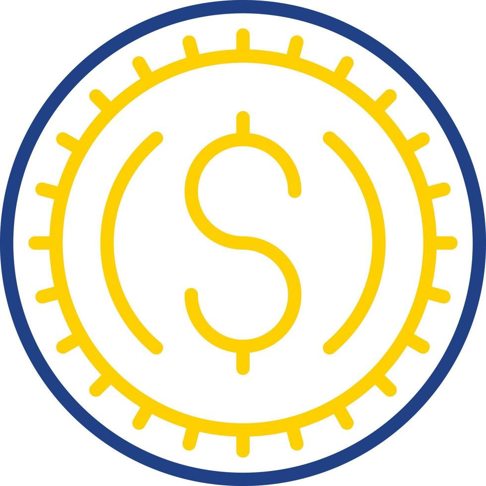 Coin Vector Icon Design