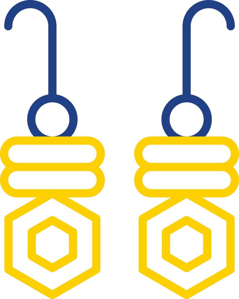 Earrings Vector Icon Design