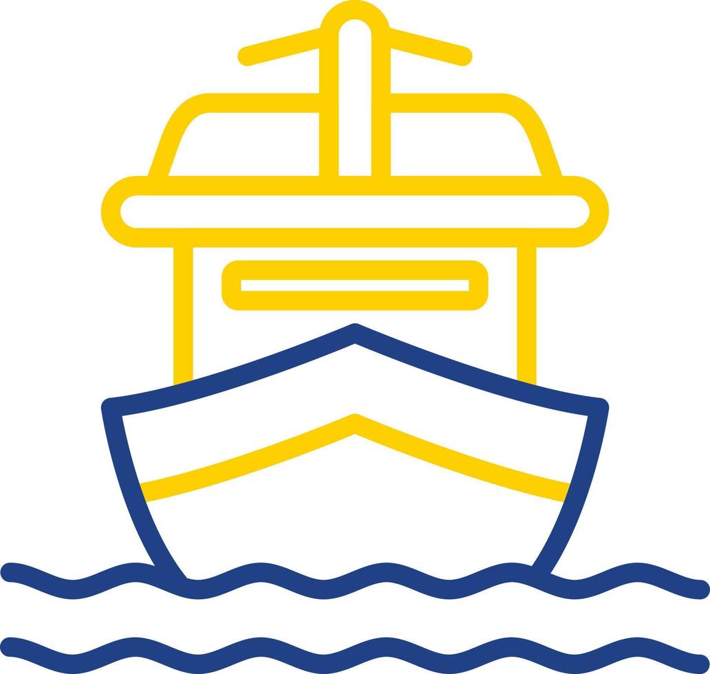 Yatch Vector Icon Design