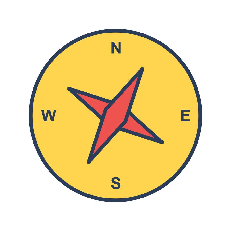 Compass Vector Icon